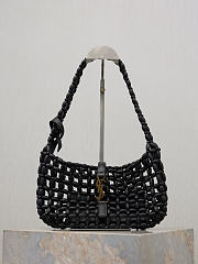 Colestore YSL  Saint Laurent LE 5 À 7 in wood beads in Black 21-28×15×6cm - 1