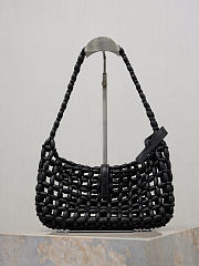 Colestore YSL  Saint Laurent LE 5 À 7 in wood beads in Black 21-28×15×6cm - 6