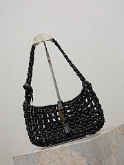 Colestore YSL  Saint Laurent LE 5 À 7 in wood beads in Black 21-28×15×6cm - 5
