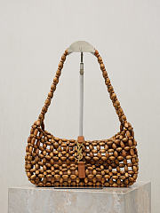 Colestore YSL  Saint Laurent LE 5 À 7 in wood beads in Brown 21-28×15×6cm - 1