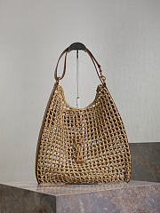 Colestore YSL  Saint Laurent Oxalis in raffia in Beige  37×40×3cm - 1
