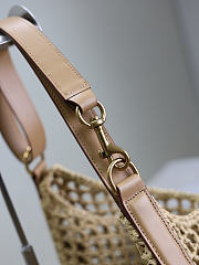 Colestore YSL  Saint Laurent Oxalis in raffia in Beige  37×40×3cm - 6