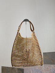 Colestore YSL  Saint Laurent Oxalis in raffia in Beige  37×40×3cm - 4
