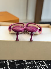 Colestore Louis Vuitton 6AM Mule Fuschia Denim - 6