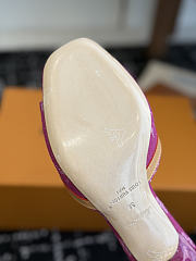 Colestore Louis Vuitton 6AM Mule Fuschia Denim - 5