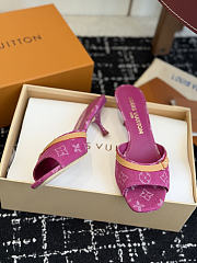 Colestore Louis Vuitton 6AM Mule Fuschia Denim - 4