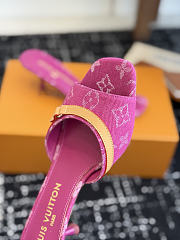 Colestore Louis Vuitton 6AM Mule Fuschia Denim - 3