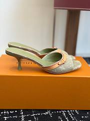 Colestore Louis Vuitton 6AM Mule Green Denim - 4