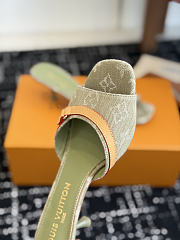 Colestore Louis Vuitton 6AM Mule Green Denim - 3