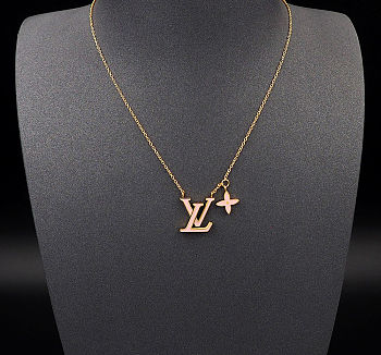 Colestore Louis Vuitton LV Iconic Enamel Necklace Pink