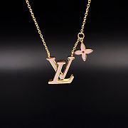 Colestore Louis Vuitton LV Iconic Enamel Necklace Pink - 6