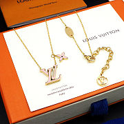 Colestore Louis Vuitton LV Iconic Enamel Necklace Pink - 4