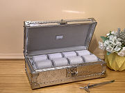 Colestore Louis Vuitton LV Ski Coffret 8 Montres Other Monogram Canvas Silver 35 x 20.5 x 13.5 cm - 4
