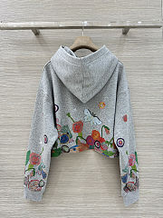 Colestore  Fendi Fantastic Fendi Future sweatshirt Grey jersey sweatshirt with print - 4