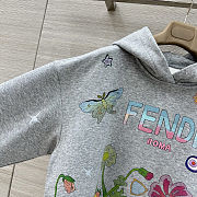 Colestore  Fendi Fantastic Fendi Future sweatshirt Grey jersey sweatshirt with print - 3