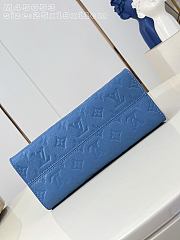 Colestore Louis Vuitton OnTheGo PM Monogram Empreinte Leather Blue Jean 25x19x11.5cm - 6