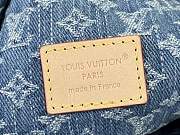 Colestore Louis Vuitton Denim Rendez-Vous Baggy Blue Denim M27329 30 x 22 x 13 cm - 5