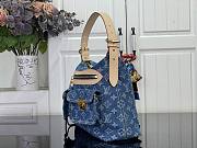 Colestore Louis Vuitton Denim Rendez-Vous Baggy Blue Denim M27329 30 x 22 x 13 cm - 4