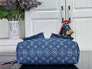 Colestore Louis Vuitton Denim Rendez-Vous Baggy Blue Denim M27329 30 x 22 x 13 cm - 3