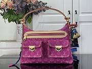 Colestore Louis Vuitton Denim Rendez-Vous Baggy Fushia Denim M28266 30 x 22 x 13 cm - 1