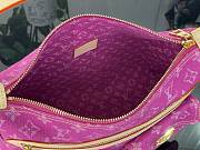 Colestore Louis Vuitton Denim Rendez-Vous Baggy Fushia Denim M28266 30 x 22 x 13 cm - 6