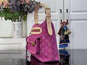 Colestore Louis Vuitton Denim Rendez-Vous Baggy Fushia Denim M28266 30 x 22 x 13 cm - 3