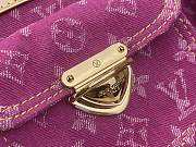 Colestore Louis Vuitton Denim Rendez-Vous Baggy Fushia Denim M28266 30 x 22 x 13 cm - 2