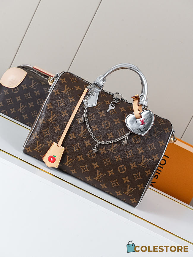 Colestore Louis Vuitton 57th Street NYC Speedy Bandoulière 30 Monogram Silver 30 x 21 x 17cm - 1