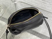 Colestore Dior Bow Pouch Black Supple Lambskin 20x11x8cm - 6