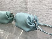 Colestore Dior Bow Pouch Bleu Tourmaline Supple Lambskin 20x8x11cm - 5