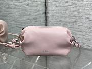 Colestore Dior Bow Pouch Rose Songe Supple Lambskin 20x8x11cm - 1