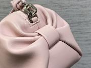Colestore Dior Bow Pouch Rose Songe Supple Lambskin 20x8x11cm - 6