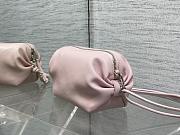 Colestore Dior Bow Pouch Rose Songe Supple Lambskin 20x8x11cm - 3