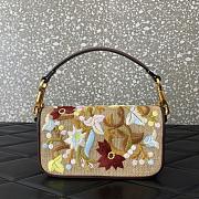 Colestore Valentino Garavani Locò Small Embroidered Shoulder Bag with Swarovski 19x10.5x5cm - 2