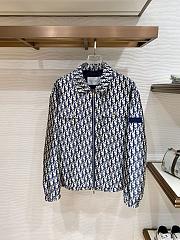 Colestore Dior Zipped Jacket Navy Blue Dior Oblique Technical - 1