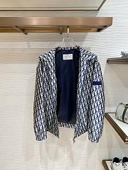 Colestore Dior Zipped Jacket Navy Blue Dior Oblique Technical - 5