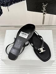 	 Colestore Celine Biki Sandal In Calfskin Black - 3