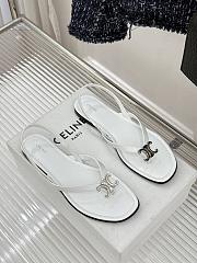 	 Colestore Celine Biki Sandal In Calfskin Ultra White - 3