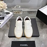 Colestore Chanel Sneakers Suede calfskin & calfskin, white & black  - 1