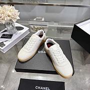 Colestore Chanel Sneakers Suede calfskin & calfskin, white & black  - 6