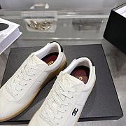 Colestore Chanel Sneakers Suede calfskin & calfskin, white & black  - 4
