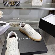 Colestore Chanel Sneakers Suede calfskin & calfskin, white & black  - 3