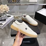 Colestore Chanel Sneakers Suede calfskin & calfskin, white & black  - 2