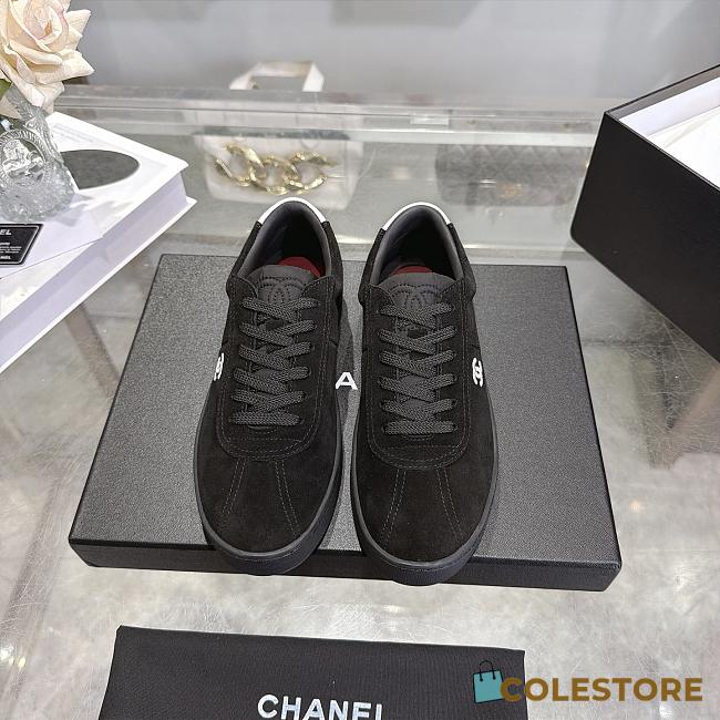 Colestore Chanel Sneakers Suede calfskin & calfskin, Black & White - 1
