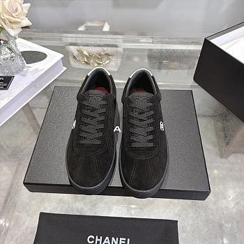 Colestore Chanel Sneakers Suede calfskin & calfskin, Black & White