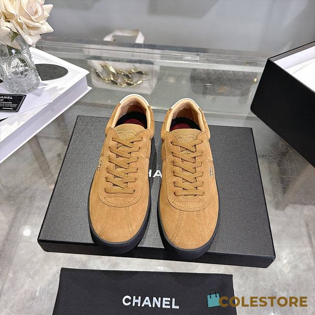	 Colestore Chanel Sneakers Suede calfskin & calfskin, Brown & Black - 1