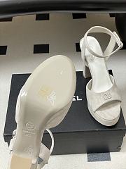 Colestore Chanel Sandals   Suede Kidskin  Gray - 2