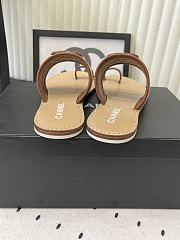 Colestore Chanel Mules   Raffia & Lambskin  Beige & Brown - 2
