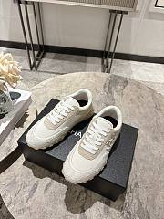 Colestore Chanel Sneakers   Mixed Fibers, Suede Calfskin & Calfskin  Ivory - 2