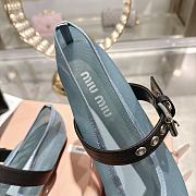 Colestore Miu Miu Mesh fabric ballerinas Anise - 2